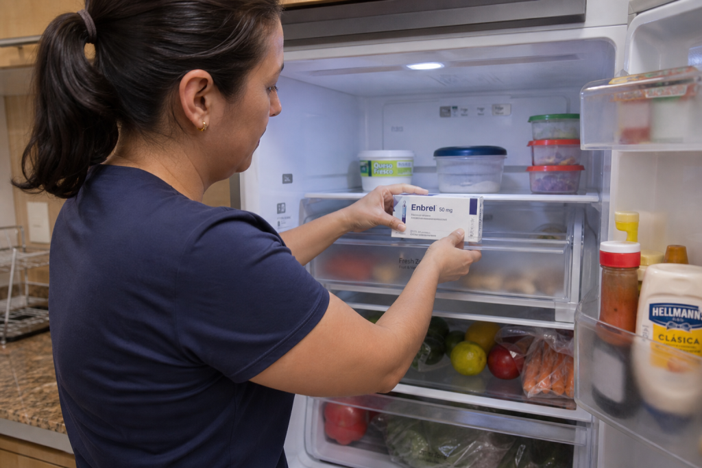 Cómo guardar correctamente un medicamento biológico en el refrigerador en casa