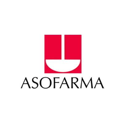 Logotipo de Asofarma, laboratorio farmacéutico aliado de AltamediQ.