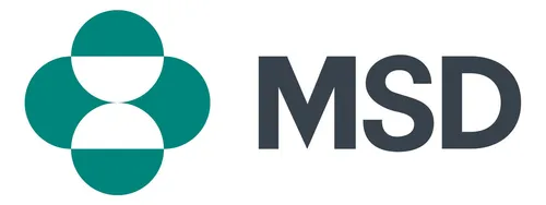 Logotipo de MSD (Merck Sharp & Dohme), laboratorio farmacéutico aliado de AltamediQ para el suministro de medicamentos.