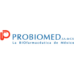 Logotipo de Probiomed, laboratorio biofarmacéutico aliado de AltamediQ para la distribución de medicamentos en México.