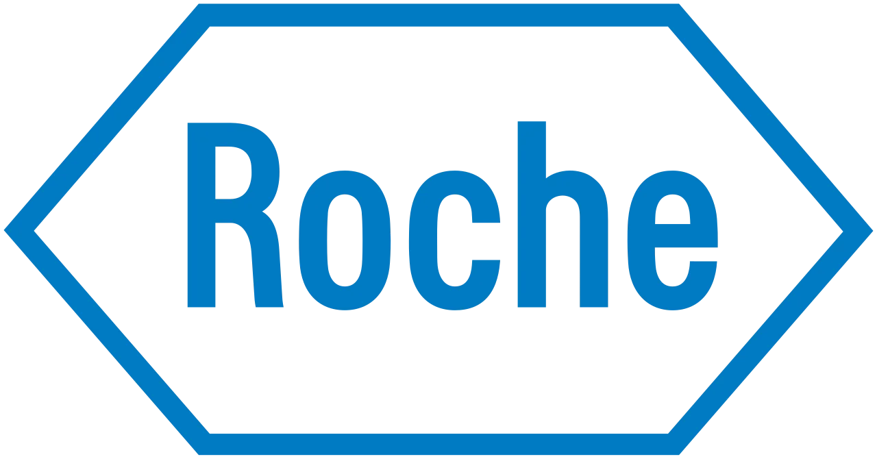 Logotipo de Roche, laboratorio farmacéutico aliado de AltamediQ para la distribución de medicamentos y soluciones diagnósticas.
