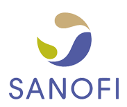 Logotipo de Sanofi, laboratorio farmacéutico aliado de AltamediQ para la distribución de medicamentos y vacunas.