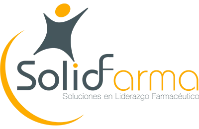 Logotipo de Solidfarma, aliado estratégico de AltamediQ en soluciones de liderazgo farmacéutico y distribución de medicamentos.
