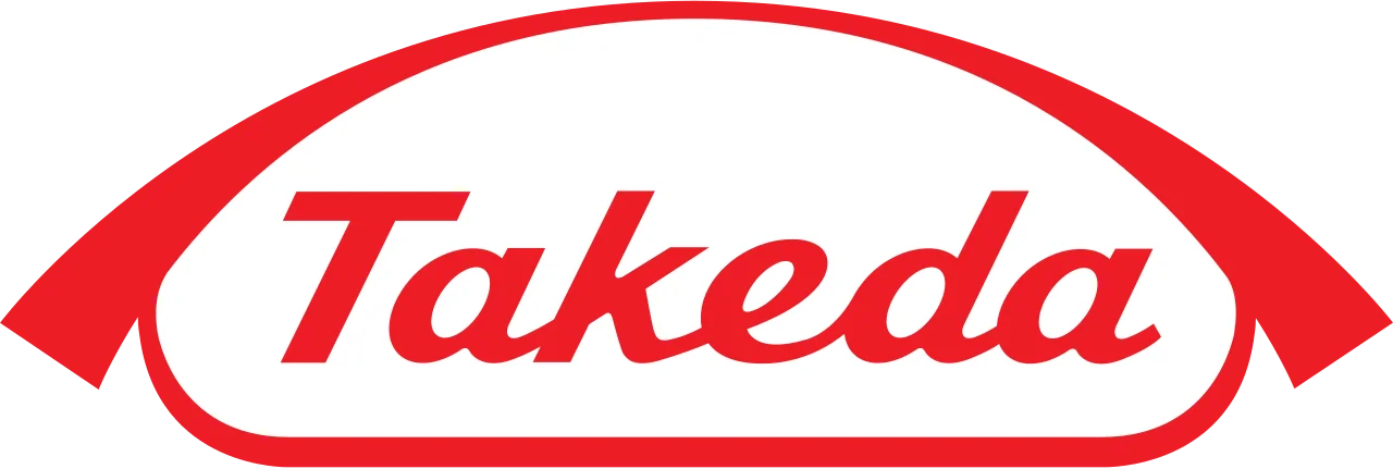 Logotipo de Takeda, laboratorio farmacéutico aliado de AltamediQ para la distribución de suministros médicos especializados.