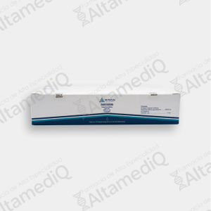 Embalaje clínico de medicamento anticoagulante de alta especialidad Mayarin Heparina Sódica 5,000 UI / mL con cincuenta frascos ámpula Mayan Farma. Farmacia de Alta Especialidad AltamediQ.