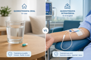 Comparación entre quimioterapia oral en pastillas y quimioterapia intravenosa para pacientes con cáncer en México — AltamediQ