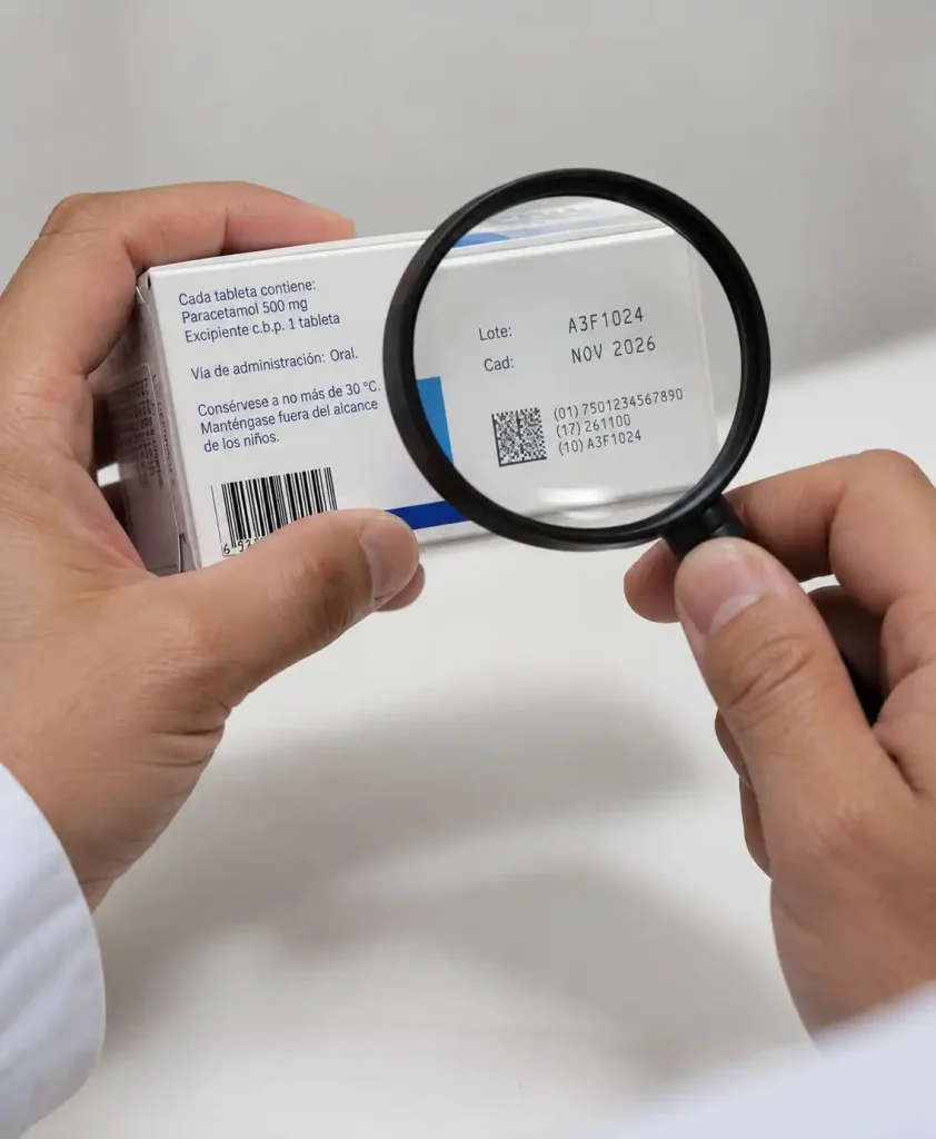 Verificación de autenticidad de un medicamento de alta especialidad — cómo revisar lote, caducidad y registro sanitario COFEPRIS